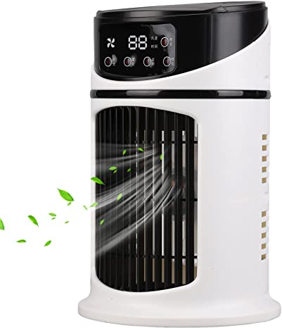 Mini climatiseur portable multifonctionnel refroidisseur d'air ventilateur mobile ventilateur de refroidissement par eau dépoussiérage humidification pour salon chambre bureau maison