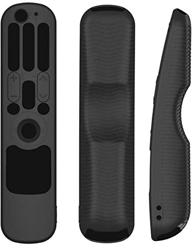 Silikonhülle für AN-MR21GC AN-MR21N AN-MR21GA, Fernbedienung Full Wrap Schutzhülle Sleeve Holder Protector Skin (Schwarz)