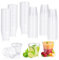 Kssvzz 120PCS Plastic Shot Glasses, 1oz-30ml Multi Function Crystal Clear Hard Plastic Cups Durable Shatterproof Shot Glasses for Daily and Party use