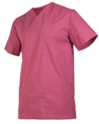 Clinotest Kasack Damen & Herren - 95 Grad waschbare, kochfeste Kasacks ohne Einlaufen - Schlupfkasack aus 50% Baumwolle, 50% Polyester - Berufsbekleidung Pflege & Krankenhaus - Krankenschwester Shirt