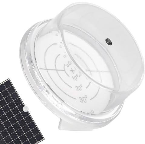 Solar-Winkelführung, Solar-Tracker für Solarpanel,Wasserdichtes Solarpanel-Messgerät, Solarwinkel-Einstellmesser | Praktischer Sonnenwinkel-Guide, manueller Winkelfinder für faltbare, tragbare Solor-P