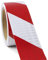 15 m × 5 cm Nastro Catarifrangente Adesivo, Nastro riflettente, Nastro Segnaletico Rosso Bianco, per la Sicurezza dei Segnali di Avvertimento