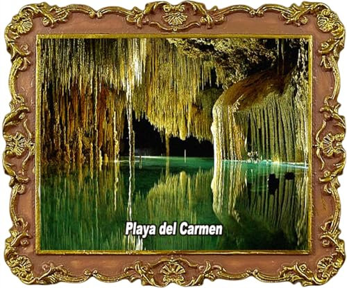 Kühlschrankmagnet, Motiv: Playa del Carmen Mexiko, Reise-Souvenir, Kühlschrankdekoration, Magnet