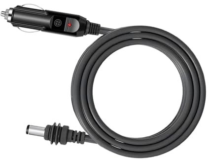 Auto-Stromkabel 18 AWG, DC-Netzkabel Plug-and-Play, Stabile Stromversorgung, Mini-Satellitenkabel-Ersatz für LKW, Busse, Schiffe, IP68 Wasserdicht, OVP OCP-Sicherheit