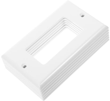 GETAJGHSD 6stücke Wandsteckdosenabdeckungen Pc Wandplatten Dekorative Ersatzabdeckungen Für Elektrische Steckdosen Kindersichere Wandsteckerabdeckungen Zuverlässige Und Langlebige Lösung