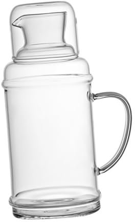 Cabilock Glas Wasserkocher Mit Breiter Öffnung Für Tee Und Fruchtsaft Durchsichtiger Glasteekessel Mit Praktischem Ausgießer Und Griff Für Angenehmes Handling
