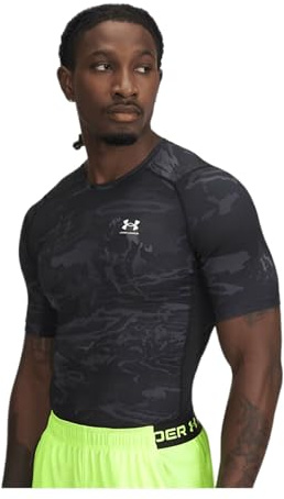 Under Armour HG Printed T-Shirt Weiß schwarz, S Herren