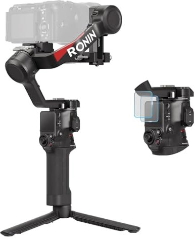 DJI RS 4 Pro, 3-Achsen Gimbal-Stabilisator für DSLR- und Kinokameras Canon/Sony/Panasonic/Nikon/Fujifilm, Native vertikale Aufnahme der 2. Generation, 4,5 kg Nutzlast, Doppelfokus- und Zoom-Motoren