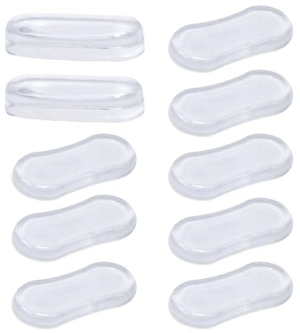 WC Sitz Puffer 10 Stück Gummipuffer WC Sitz Deckel Puffer Stopper Gummi Klobrille Ersatzteile Gummipuffer für Zuhause Büro