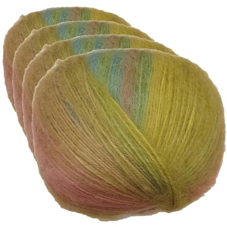 Shhhhh DK 20% Wool Brushed Rainbow Knitting Crochet (SH04) (Pack of 4)