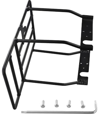 Helilyco Stahlträger Gepäckträger Elektroroller - Heckträger Modifikation, kompatibel mit Scooter Heckrahmen, Cargo Rack (27 x 17 x 15 cm)