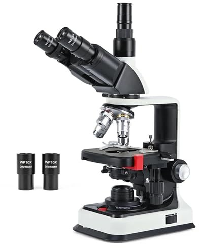 Mikroskope, 40X-2500X Trinokulares Hellfeld-Biologisches Mikroskop mit LED-Labormikroskop