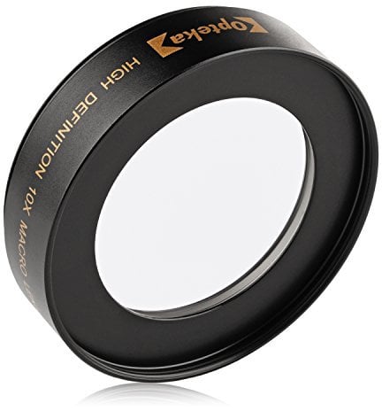 Opteka Achromatic 10x Diopter Close-Up Macro Lens for Canon EOS 80D, 70D, 60D, 50D, 1Ds, 7D, 6D, 5D, 5DS, T6s, T6i, T6, T5i, T5, T4i, T3i, T3 and SL1 Digital SLR Cameras (Fits 52mm and 58mm Threads)
