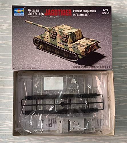 Trumpeter 1:72 - Sd.Kfz.187J agdtiger (Porsche) Zimmerit