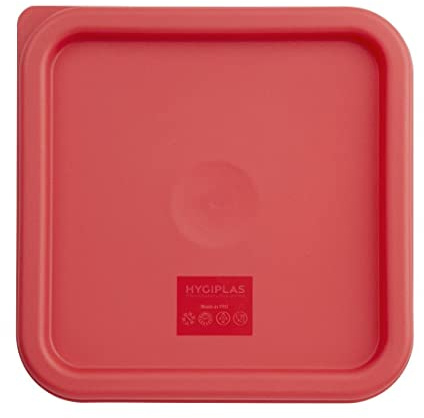 Hygiplas Square Red Deckel passend - 5.5/7Ltr