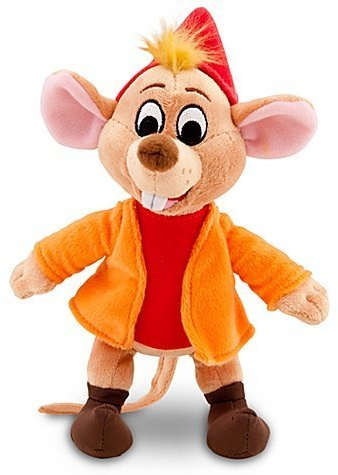 Disney Store Authentic, Cinderella: Mouse Jaq Mini Plush Soft Doll Toy-- 9 Tall