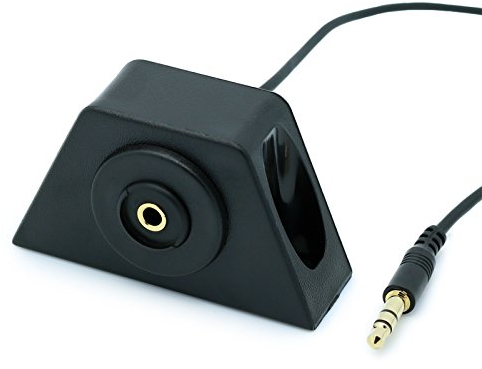 KFZ AUX Verlängerung Einbaubuchse Unterbau 3,5mm Klinkenstecker Adapter Kabel