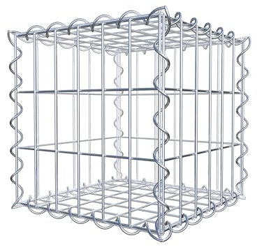 Gabiona | cestini in rete gabion |cestini in pietra riempibili |cestino a grilglia resistente alle intemperie | stravagante cestino in filo metallico | Made in Germany.