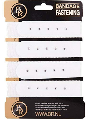 BR Bandagenverschluesse Glamour Set/4St.VE4 Weiss, BR17_Gr.:0