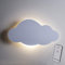 Lights4fun 2er Set LED Wolken Schlafzimmer Nachtlicht warmweiß batteriebetrieben Lampe Kinderzimmer Deko Wandlampe Kinderzimmer Wanddeko Nachtlampe Kinderzimmer Nachtlicht