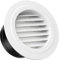 HG Power Rejilla de Ventilación 150mm, Plástico ABS, Rejilla de Ventilación, Tapa Redonda de Ventilación de Aire Rejilla de Ventilación Anti-insectos