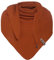 KNIT FACTORY - Liv Dreieckstuch - Tuch Schal für Damen - Weiches Musselintuch - Für Frühling und Sommer - 100% Bio-Baumwolle - Terra