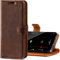 SURAZO Étui de Protection pour téléphone Portable Apple iPhone 11 Pro, TV RFID, Nubuck, Cuir Lisse, de qualité supérieure, Portefeuille Vintage