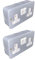 Metal Clad 13A Switched Socket 2 Gang Garage Double Outlet (2)