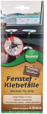 Silence Fenster-Klebefalle - 6 Streifen