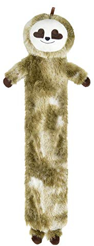 Olivia Rocco Extra Long Hot Water Bottle with Super Soft Unicorn Pug Cover 72 cm Thermotherapy 2L Pure Natural Rubber Winter Gift, Sloth