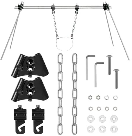 Highwild Rebar Target Stand Mounting Kit - for AR500 Steel Shooting Targets Hanging Complete Set (A - Stand Brackets & Mounting Kit)