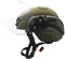 Koyheng Airsoft Mich 2000 ACH Taktischer Helm mit klarem Visier NVG Halterung und Seitenschiene