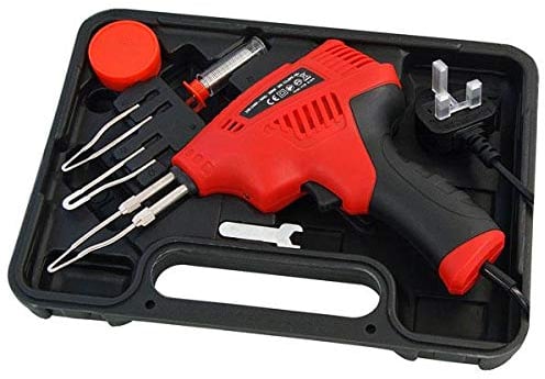 Neilsen Kit pistola per saldatura CT1842 230V - 200W, 50Hz, luce LED, punte extra e saldatura, ideale per riparazioni elettriche e fai da te