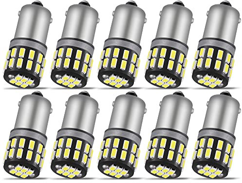 TABEN BA9S T4W Ampoules LED de Voiture 12V-24V 800LM 3014 30SMD Lampe Blanche 6000K pour éclairage intérieur de Voiture Éclairage de Plaque d'immatriculation Dome Lights Map Lights (10pcs)