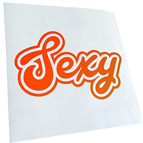 Sexy Sexappeal Ausstrahlung Aufkleber Sticker 25 Farben Neon Matt