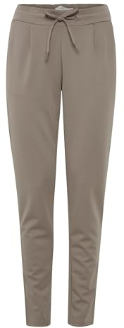 ICHI IHKATE PA2 Damen Sweathose Sweatpants Relaxhose mit Stretch Schmaler Schnitt mit Elastikbund, Größe:XL, Farbe:Driftwood (181210)