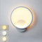 ZTWLEED Wandleuchte LED Innen Rund,12W 1400LM Wandlampe LED Runde Modern 3000K/4000K/6000K,Wandbeleuchtung für Schlafzimmer Wohnzimmer Korridor Treppenhaus,Weiß 110-240V