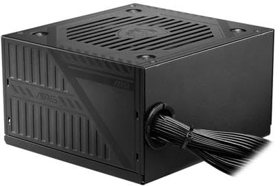 MSI mag A500DN ATX - Fuente de alimentación para Ordenador (500 W, no Modular, 80 Plus), Color Negro