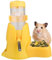 Hamster Water Bottle, [80ml] Diyife Guinea Pig Water Bottle Non Drip, Hamsters Automatic Water Dispenser, Free Standing Small Animal Water Bottle for Bunny Chinchilla Hedgehog Squirrel (Yellow)