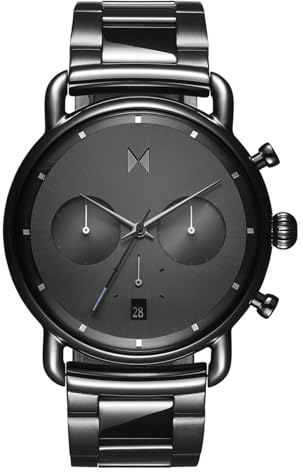 MVMT Chronograph Quarz Uhr für Herren mit Graues Edelstahlarmband - 28000270-D