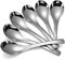 Suppenlöffel Edelstahl Asiatisch Suppenlöffel 6er Set schwere runde Tafelöffel hochglanzpoliert silber Ramen Löffel