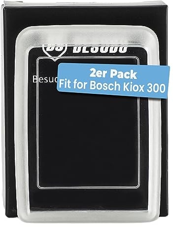 Besudo Schutzhülle passend für Bosch Kiox 300 Display(2er Pack) - Displayschutz für E-Bike Display Kiox 300 - Transparent Schutz Cover Fahrradcomputer Hülle-LA036-K-2er Pack