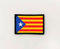 Parches Bandera Cataluña Estelada con Colores Oficiales - Escudo bordado - Parches Moteros Bordados - Parches Militares, parche Cataluña (Estelada)