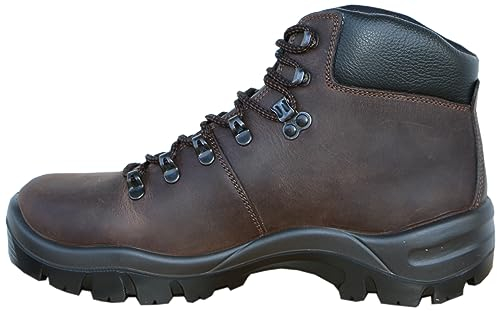 La Chasse® strapazierfähiger Trekkingstiefel Arosa Jagdstiefel Herren aus Rindsleder wasserdicht & atmungsaktiv Berg- & Wanderschuh mit Spotex®-Membrane von Oefele Jagd & Outdoor (braun, 44)