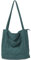 WantGor Cord Tasche Damen Umhängetasche mit Reißverschluss, Groß Handtasche Tote Bag Shopper Schultertaschen für Schule Arbeit Reisen Einkaufen Alltag