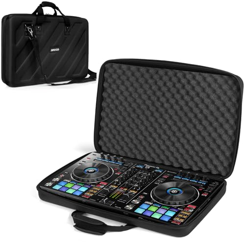 Old Canal Mixer Travel Case, Carrying Storage Bag Compatible with DJ Controller for DDJ-SR / SR2 / REV1 / Denon MC4000 / Numark NVII / Mixtrack Pro3 / Hercules Inpulse 500 / NV Platinum