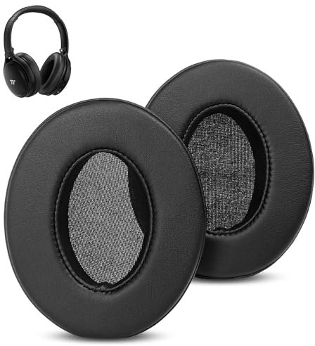SoundSurge 22 (TT-BH22) Ohrpolster Ersatz Kompatibel mit TaoTronics TT-BH22 SoundSurge 22 ANC Headset (Proteinleder & Memory-Schaum)