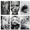 CDOKTPHJ Kate Moss Poster (6er-Set) Retro-Poster, Modell-Poster, Leinwandposter für Schlafzimmer, Wandkunst, Dekor-Poster und Drucke, 20 x 30 cm, Stil 4