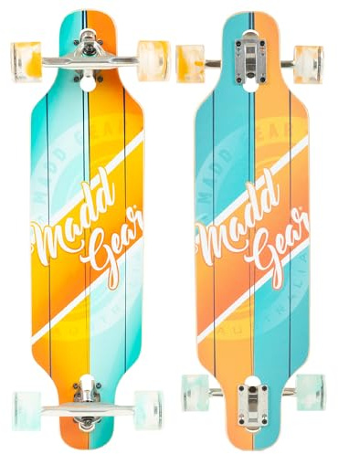 Cruiser Skateboard for Adults & Teens – Lightweight 31 Maple Deck – Smooth 70mm Wheels – Madd Gear Longboard (Boardwalk)