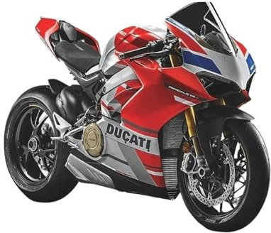YRXIAO Modellbausatz Auto 1:18 Für Ducati Panigale V4 S Corse Motorrad Legierung Modell Hobby Ornamente Jungen Metall Spielzeug Motorrad Ornamente Für Wohndekorationen